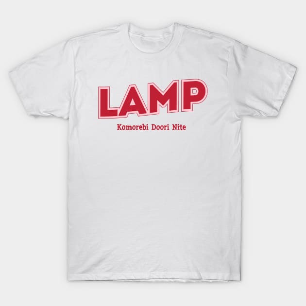 Lamp Komorebi Doori Nite T-Shirt by PowelCastStudio